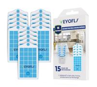 VEYOFLY Recharge pour piège à Insectes Volants, piège à glu, Attrape-Insectes intérieurr, piège à puces intérieur, Maison Plus sûre, piège à moustiques et Mouches des Fruits intérieur (Lot de 15)