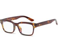 VeyRey lunettes bleues anti-lumière carrées Fredrikah marron