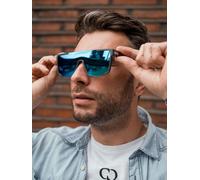 VeyRey Lunettes de soleil Tupirit Polarizing Semi-Frame Light Blue Slides Universal