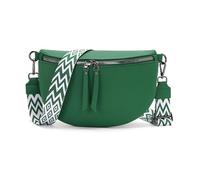 Vezluax 30x20cm Sac Banane Femme Grand Sac Bandoulière femme Sacs Bandouliere Cuir Vegan Sacoche Élégante Cadeau avec Sangle Large Vert menthe