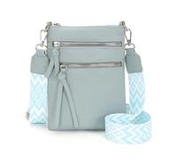 Vezluax petit sac bandoulière femme cuir pochette telephone portable sac telephone portable femme sacs bandoulière femme sac à main bandoulière Wolken Gris-bleu
