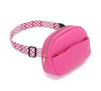 Vezluax Sac Banane Femme Sac Bandoulière Élégant Petite Sacoche Femme Sacs Bandouliere en Cuir Vegan Cadeau Soeur pour Femmes avec Sangle Réglable Rouge Carmin