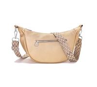Vezluax sac bandoulière femme sac banane élégant PU cuir sacs demi-lune imperméable sac crossbody femme plusieurs compartiments intérieurs or