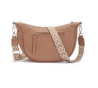 Vezluax Sac Bandoulière Femme Sac Banane Femme Cuir PU Élégant Demi-Lune Crossbody avec Large Sangle Réglable Petit Sac pour Voyage et Quotidien Rouge Rouille