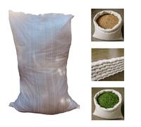 VEZODEK Sac Gravat Chantier 60x90cm Supporte Jusqu'à 50 kg | Sacs en Polypropylène Tissé Sac à Feuilles pour Jardin | Boudin Anti Inondation Réutilisable Sandbag de Sable pour Lester (10)