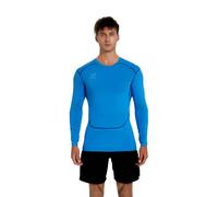 vf VFIT T-Shirt de Compression à Manches Longues pour Hommes Sport Thermique Course Respirant séchage Rapide Tissu élastique serré Football en Cours d'exécution Crossfit Gym Fitness Runnig（XXL,Bleu）