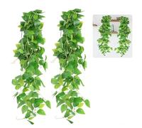 VFANDV 2 Pièces Plante Artificielle Tombante, 105CM Plantes Artificielles Suspendues Feuilles D'eucalyptus, Plantes Artificielles Interieur pour la Maison Jardin Intérieur Décoration Extérieure