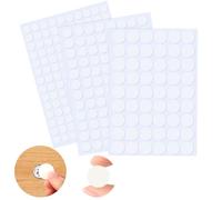 VFANDV 290 Pièces Cache Vis Blanc, 12mm/15mm/21mm PVC Cache Trou Meuble Cache Vis Adhesif Cache Trou Mur Autocollants pour Trous de Vis pour Armoires Murales Bureaux Réparations de Meubles