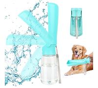 VFANDV Bouteille d'Eau Pliable 180° pour Chien, Gourde Portable 350ML pour Promenade, Randonnée, Camping en Plein Air