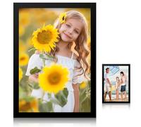 VFANDV Cadre Photo A4, Bois Naturel Cadre Photo 21x 29,7cm Cadre Bois à Ossature Bois Naturel Cadre A4 Noir Cadre Photo A4 pour Salons Bureaux Chambres à Coucher