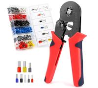 VFANDV Pince à Sertir, Pince a Sertir Cosse Electrique, Cosses electriques a Sertir 0.25-10mm²- Pince Sertir Cosse pour Installations Électriques et Réparations de Véhicules, Outil Bricolage (1200)