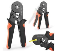 VFANDV Pince a Sertir pour Cosse Electrique isolées, Cosses Electriques a Sertir 0.25-10mm², Isolated Cliquet Line Terminal Serting Tool, Pinces à Sertir pour Connecteurs Electriques Automobile