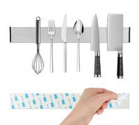 VFANDV Porte Couteaux Aimanté, Porte Couteaux de Cuisine Magnétique avec Aimant Extra Fort, Aimant Couteau Mural en Acier Inoxydable, Aimant Couteau Mural pour Les Couteaux et Les Outils (40cm)