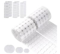 VFANDV Scratch Autocollant Rond 540 Paires, 10/15/20mm Crochet et Boucle Auto Adhésifs Scratch Autocollant Double Face Pastilles Autocollantes Points Arrière Dots Coins pour DIY Meubles Artisanat