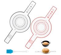 VFANDV Tapis de Cuisson en Silicone, 2 Pièces Tapis de Pâtisserie en Silicone Antidérapant Lavable et Réutilisable, Tapis de Cuisson avec Poignées Extra Longues pour Transvaser la Pâte