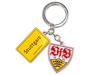 VFB Stuttgart Porte-clés Plaque De Ville Coloré Taille Unique