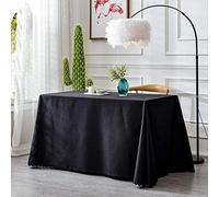VFBCRDSJ Nappe Rectangulaire Douce Et Épaisse Pour Mariage, Banquet, Nappe Scintillante/Black/220 X 320Cm