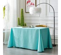 VFBCRDSJ Nappe Rectangulaire Douce Et Épaisse Pour Mariage, Banquet, Nappe Scintillante/Blue/200 X 300Cm