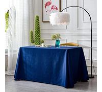 VFBCRDSJ Nappe Rectangulaire Douce Et Épaisse Pour Mariage, Banquet, Nappe Scintillante/Deep Blue/200 X 300Cm