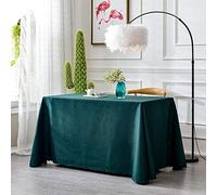 VFBCRDSJ Nappe Rectangulaire Douce Et Épaisse Pour Mariage, Banquet, Nappe Scintillante/Deep Green/240 X 320Cm
