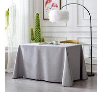 VFBCRDSJ Nappe Rectangulaire Douce Et Épaisse Pour Mariage, Banquet, Nappe Scintillante/Gray/220 X 320Cm