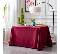 VFBCRDSJ Nappe Rectangulaire Douce Et Épaisse Pour Mariage, Banquet, Nappe Scintillante/K Red/240 X 320Cm