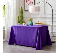 VFBCRDSJ Nappe Rectangulaire Douce Et Épaisse Pour Mariage, Banquet, Nappe Scintillante/Purple/240 X 320Cm
