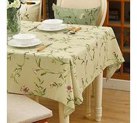 VFBCRDSJ Nappe Rectangulaire En Tissu Épais Et Durable Pour Décoration de Table de Cuisine Ou de Salle À Manger/Beige B/140 X 240Cm