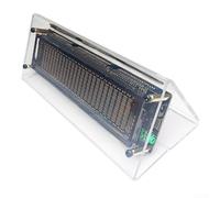 VFD Analyseur de musique Indicateur audio avec 10 modes, processeur STM32F103, entrée double mode pour microphone MEMS et audio, design compact 176 x 50 x 28 mm, modèle JVFD2515