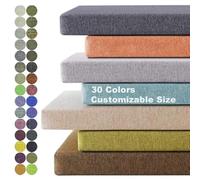 VFDC Coussin d'assise pour banc en mousse, coussin d'assise d'extérieur avec housse amovible, coussin de banc personnalisé, imperméable et antidérapant