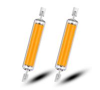 VFDC R7S LED 118mm Dimmable, LED R7S 10W Ampoule, Remplacement R7S Halogène 100W Lampe, 1000LM, Blanc Chaud 3000K, AC220V-240V, éclairage à faisceau 360°, 2 PCS
