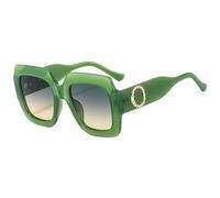 VFDHN Lunettes de Soleil carrées surdimensionnées pour Femmes Hommes Vintage Dames Lunettes de Soleil UV400 Lunettes, Vert, Taille Unique