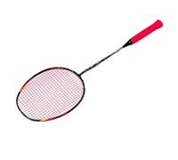 VFdthR Raquette Badminton Raquette de Badminton 82 g, Attaque et défense, Fibre Carbone G5, Acier tungstène Alliage Titane(1PCS Red AIR)