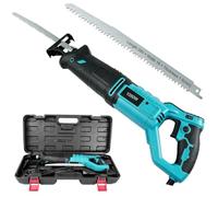 VFDZ 1050W Scie à Os de Boucher Électrique Commerciale et Domestique(Bleu) | Professionnelle Machine à Scie à Os, Scie de Boucherie avec Lames Scie Sabre de 240mm pour Supermarché, Restaurant, Abattoir