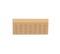 VFEBTSD 1 barre de seuil de robot de balayage, accessoire d'escalade, barre de pente d'épissure, barre de seuil en gel de silice, pièces d'aspirateur (jaune, 20 cm)