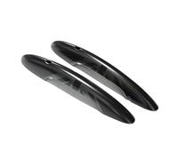 VFEBTSD Autocollant de poignée de porte Black Flag, compatible avec MINI Cooper S JCW F56 F57, accessoires de style extérieur, lot de 2 pièces(The Black Flag,With only Light)