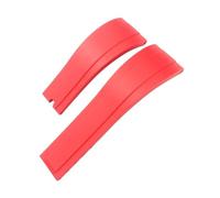 VFEBTSD Bracelet concave en caoutchouc et silicone 20 mm 21 mm compatible avec Rolex Daytona Submariner OYSTERFLEX Bracelet pour homme Noir Marron Vert, 20 mm