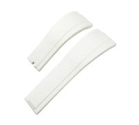 VFEBTSD Bracelet concave en caoutchouc et silicone 20 mm 21 mm compatible avec Rolex Daytona Submariner OYSTERFLEX Bracelet pour homme Noir Marron Vert, 19mm