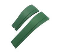 VFEBTSD Bracelet concave en caoutchouc et silicone 20 mm 21 mm compatible avec Rolex Daytona Submariner OYSTERFLEX Bracelet pour homme Noir Marron Vert, 20 mm