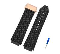 VFEBTSD Bracelet de montre compatible avec Hublot Big Bang en silicone 26 mm x 19 mm 25 mm x 17 mm pour homme, 26-19mm