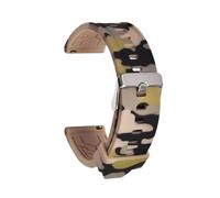 VFEBTSD Bracelet de montre de sport en silicone à libération rapide Camouflage pour homme Étanche Caoutchouc de rechange, 22mm