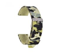 VFEBTSD Bracelet de montre de sport en silicone à libération rapide Camouflage pour homme Étanche Caoutchouc de rechange, 18mm