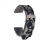 VFEBTSD Bracelet de montre de sport en silicone à libération rapide Camouflage pour homme Étanche Caoutchouc de rechange, 20 mm