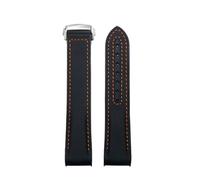 VFEBTSD Bracelet de montre en caoutchouc de nylon 20 mm 21 mm compatible avec Omega compatible avec Seamaster 300 Planet Ocean 600 Boucle pliable Bleu, Without Buckle