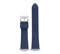 VFEBTSD Bracelet de montre en caoutchouc fluoré compatible avec Tissot PRX Powermatic 40 mm, boucle acier inoxydable, bracelet sport étanche FKM à dégagement rapide, 12(Dark blue)