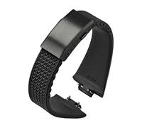 VFEBTSD Bracelet de montre en caoutchouc fluoro compatible avec Tissot PRX Series Super Player 35 mm 40 mm FKM pour homme et femme à dégagement rapide avec boucle pliable de 11 mm et 12 mm, 12mm