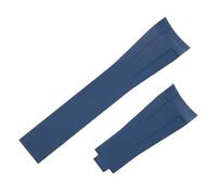 VFEBTSD Bracelet de montre en caoutchouc naturel de 20 mm compatible avec Submariner Carson Oysterflex GMT compatible avec Rolex Bracelet de montre à boucle déployante de 21 mm et 22 mm