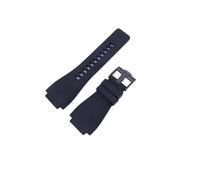 VFEBTSD Bracelet de montre en caoutchouc pour homme et femme compatible avec Bell Ross BR01 24 mm Boucle de ceinture étanche en silicone, 24mm