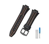 VFEBTSD Bracelet de montre en cuir compatible avec Seiko Sportura SNL029P2 SNL021P1 SNA595P2 SNL017P1 Bracelet de montre 15 x 27 mm, 27x15mm