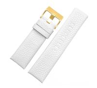 VFEBTSD Bracelet de montre en cuir véritable, Compatible avec les montres Die-sel DZ7257 DZ4386 1657 1399 1206 4323 7313 7371, bracelet noir 22 24 26 28 30 32mm(Antique Black,28mm)